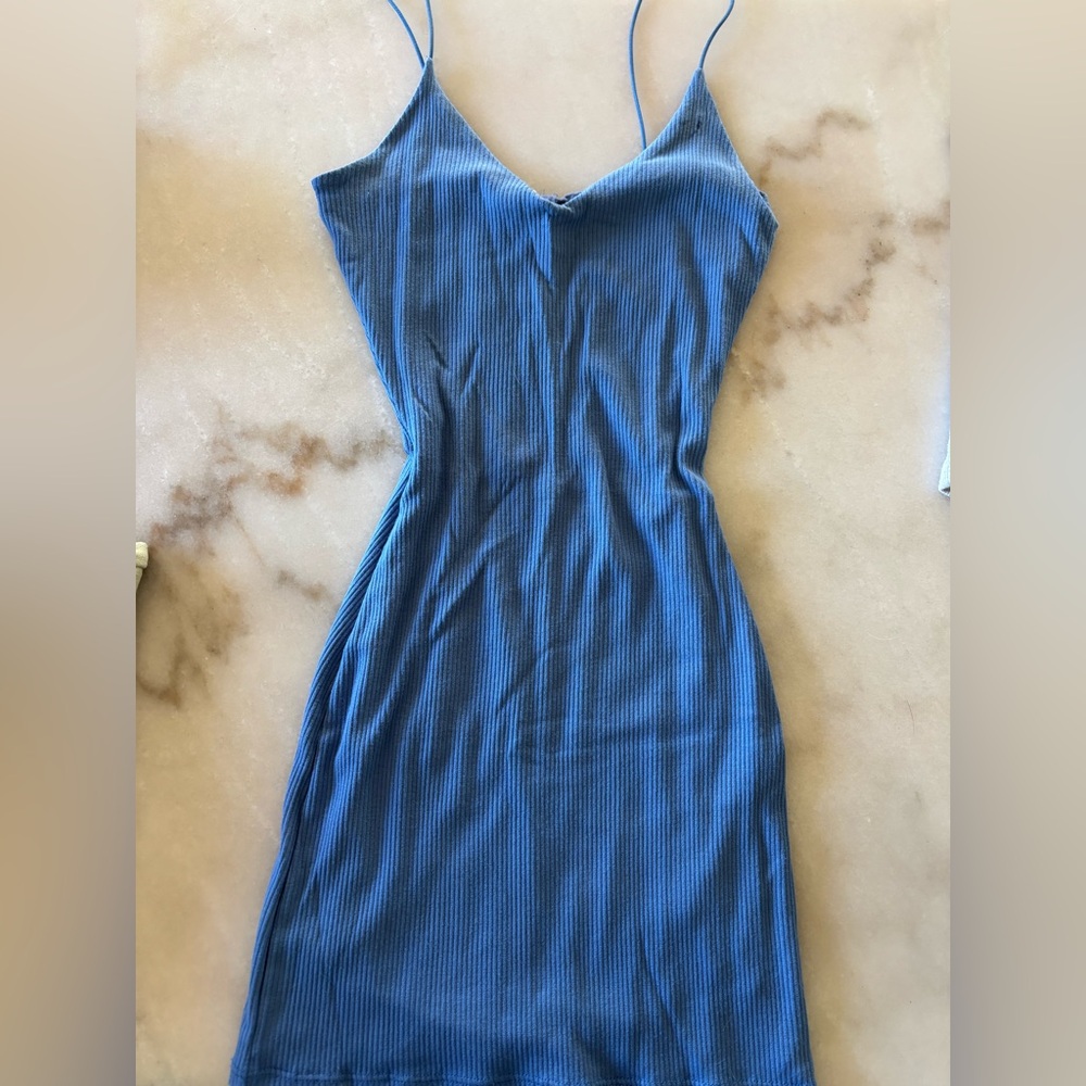 Blue Spaghetti Strap Dress Windsor